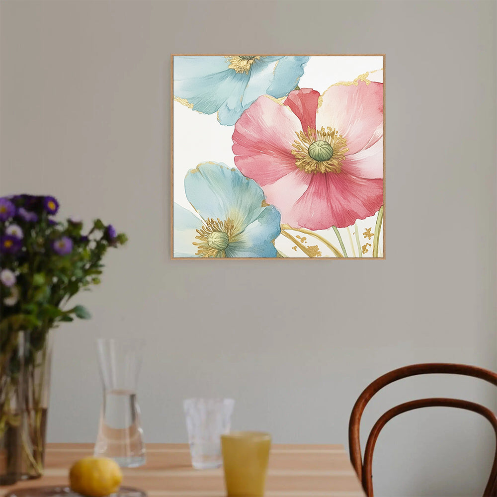Blooming Poppies Canvas Wall Art
