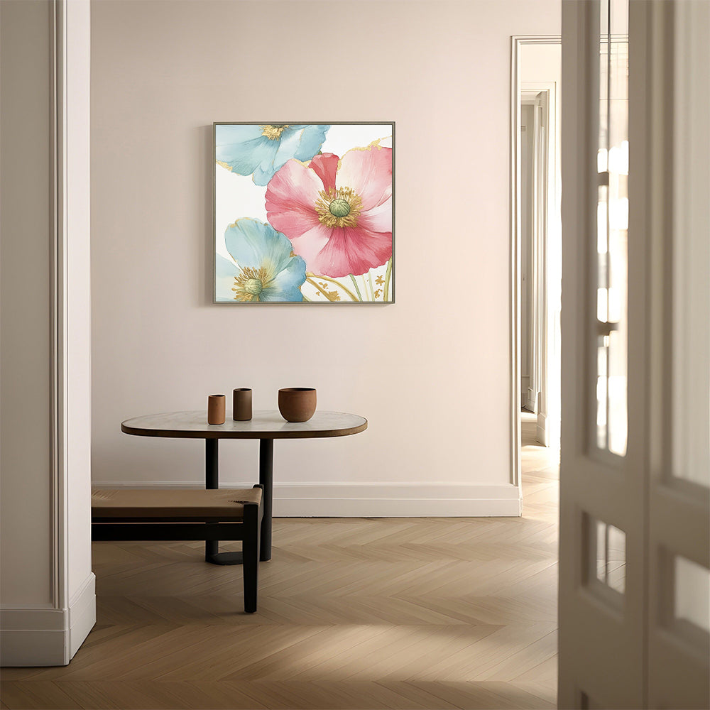 Blooming Poppies Canvas Wall Art