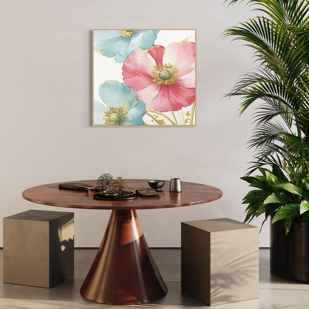 Blooming Poppies Canvas Wall Art