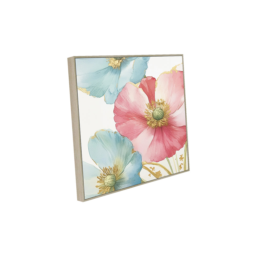 Blooming Poppies Canvas Wall Art