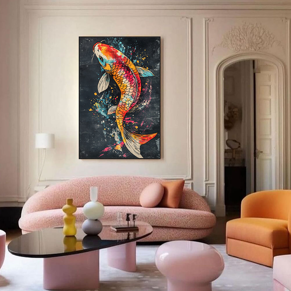 Celebrate Strength And Beauty With The Timeless Elegance Of A Koi Fish