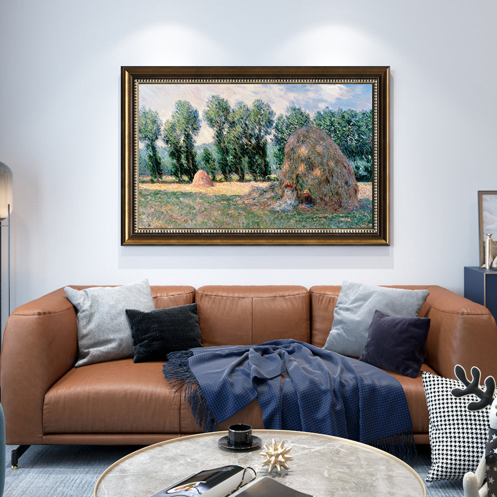 Haystack- End Of Summer By Claude Monet