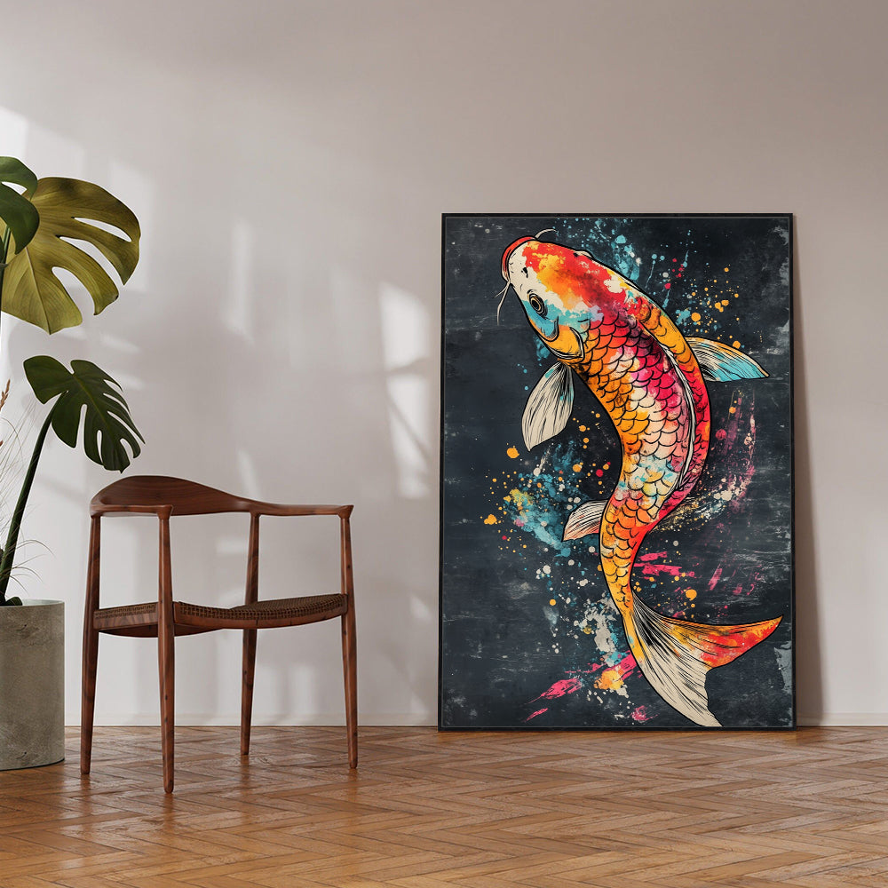 Celebrate Strength And Beauty With The Timeless Elegance Of A Koi Fish