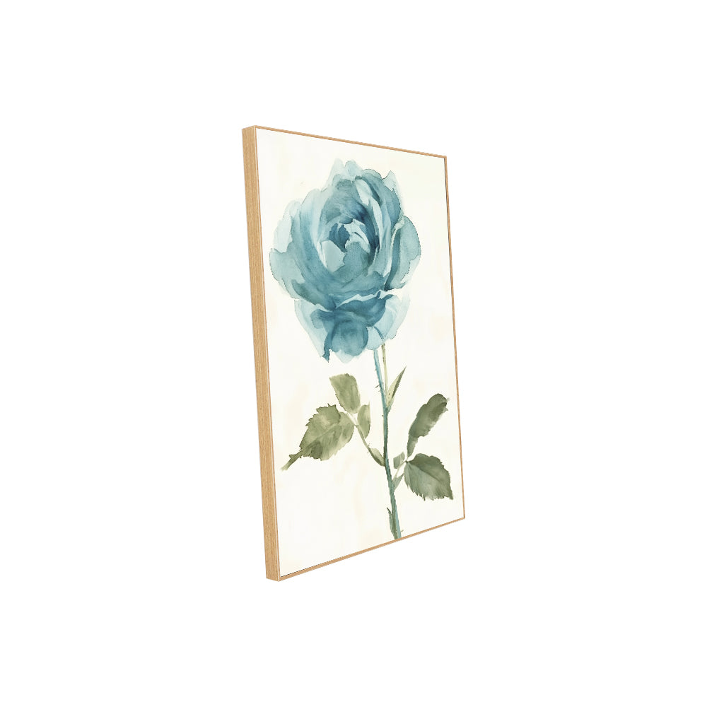 Blue Rose Canvas Wall Art