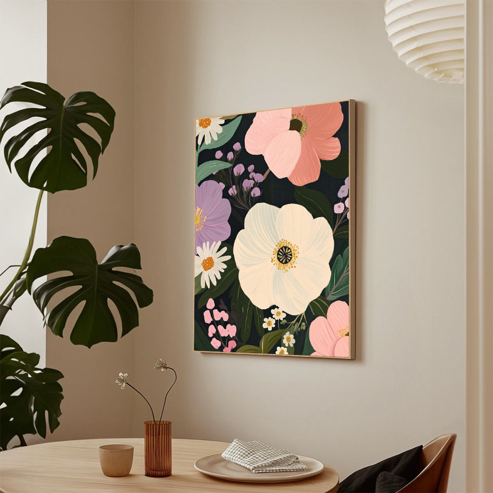 Floral Bloom Canvas Wall Art