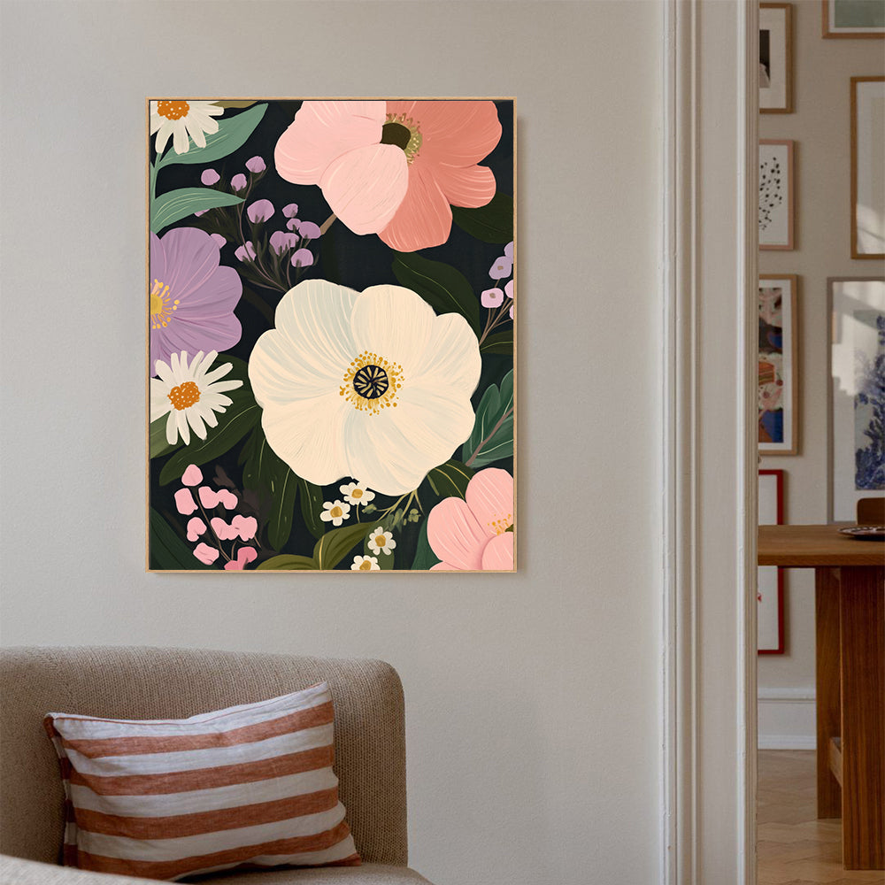 Floral Bloom Canvas Wall Art