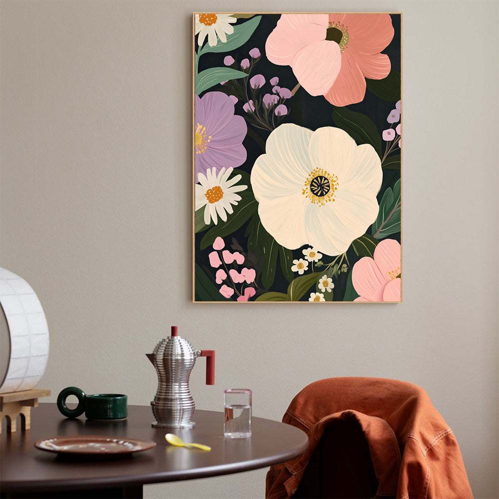 Floral Bloom Canvas Wall Art