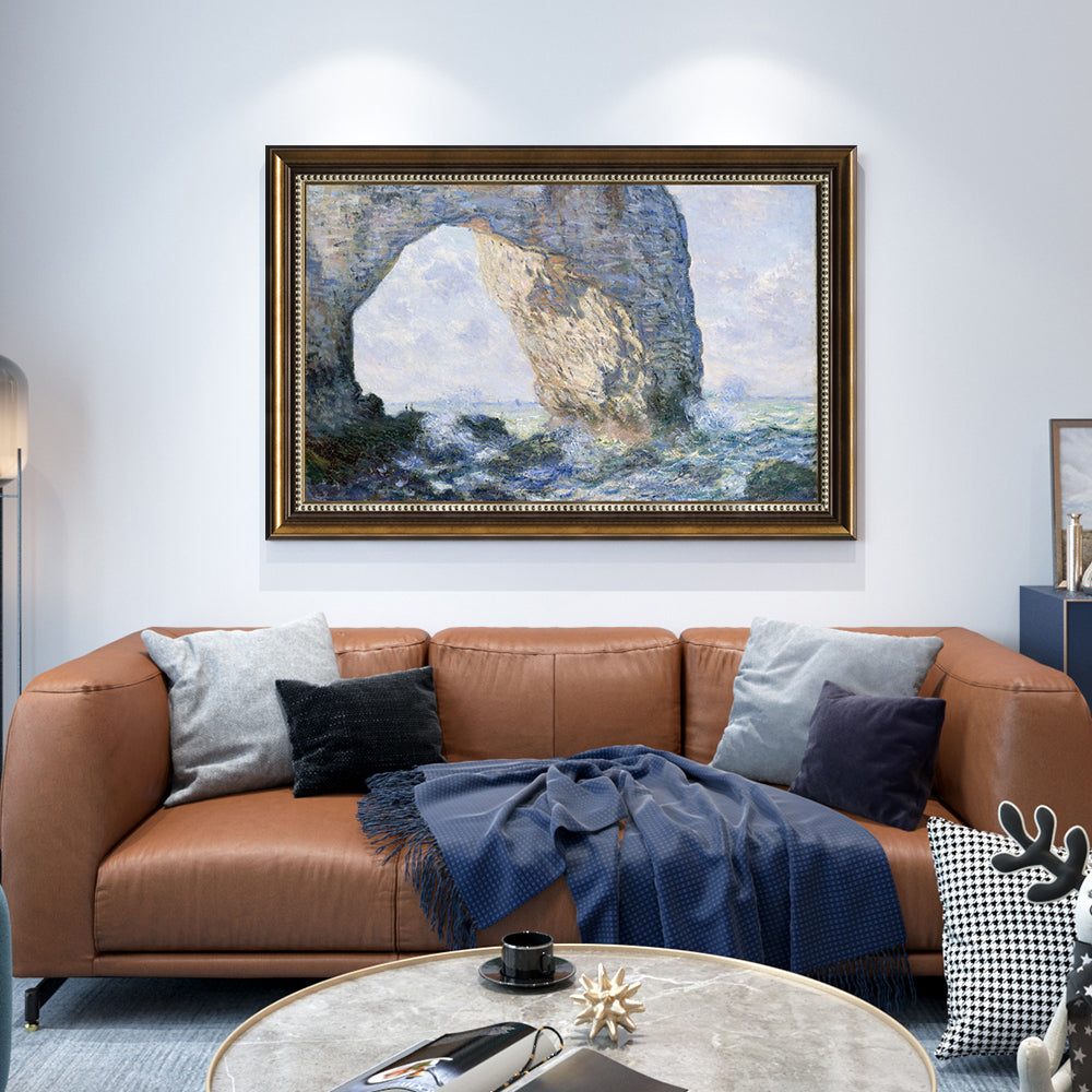 The Manneporte (Étretat) By Claude Monet.