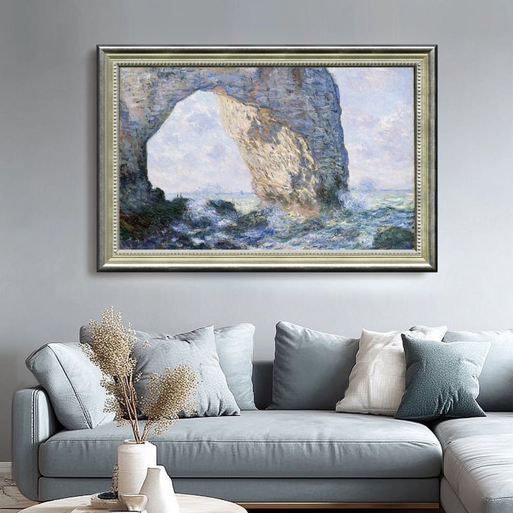 The Manneporte (Étretat) By Claude Monet.