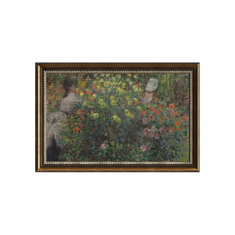 Women In The Garden By Claude Monet