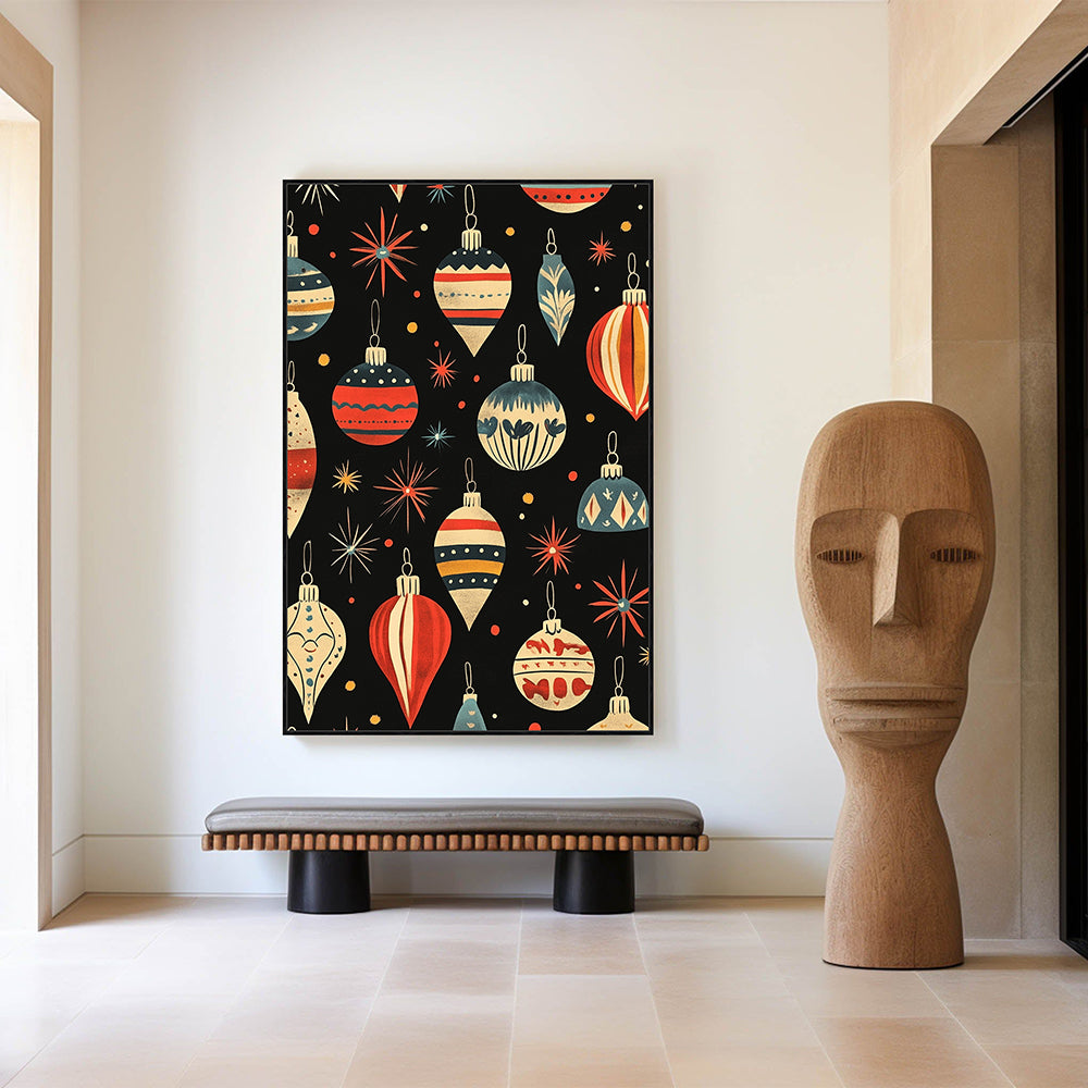 Retro Charm Meets Holiday Cheer – Perfect For Your Festive Space