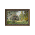 Spring In The Garden Of Monceau Park By Claude Monet
