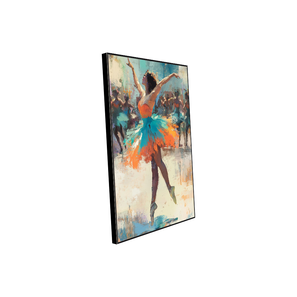 Dancing Colors Canvas – Ballerina In Motion