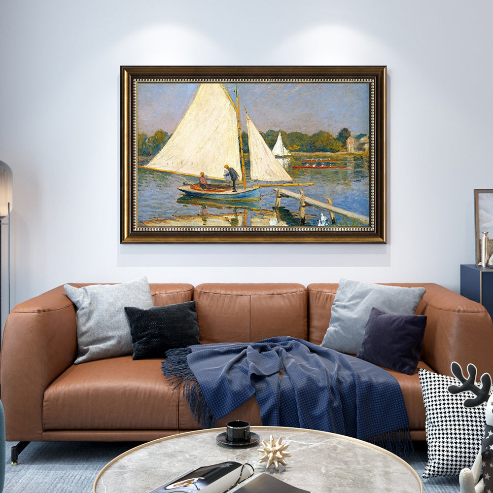 Boaters At Argenteuil By Claude Monet