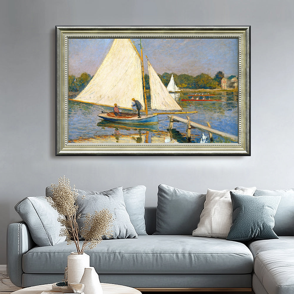 Boaters At Argenteuil By Claude Monet