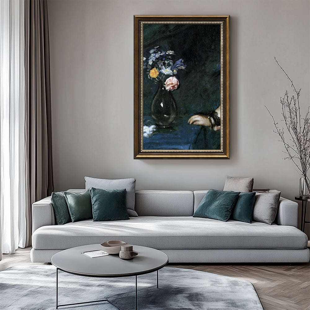 Still Life With Flowers And Fruit By Claude Monet