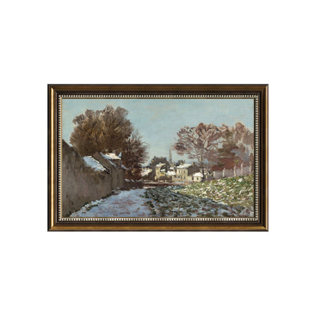 The Road To Vétheuil In Winter By Claude Monet