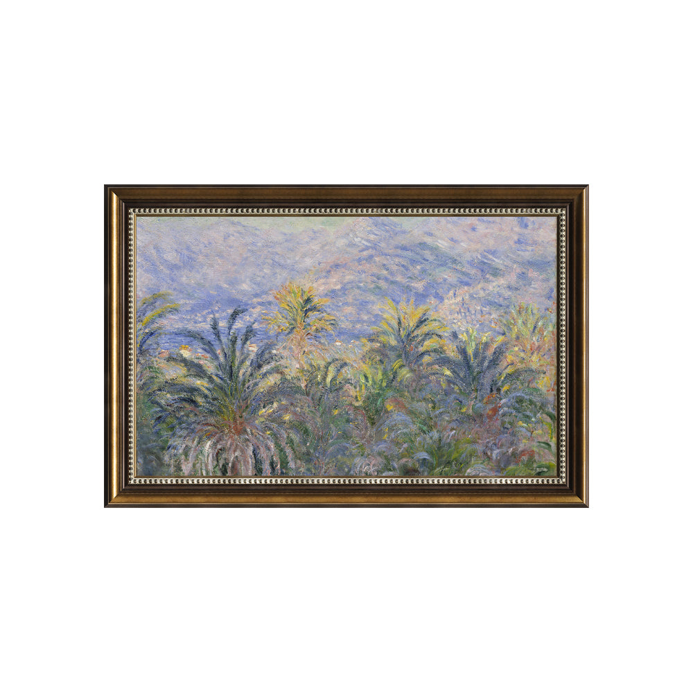 Palm Trees At Bordighera By Claude Monet