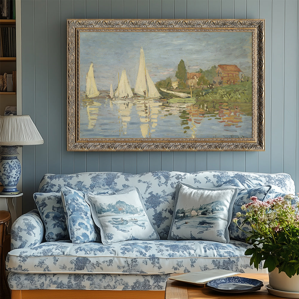 Regatta At Argenteuil Claude Monet