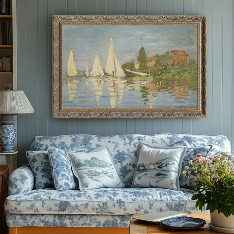 Regatta At Argenteuil Claude Monet