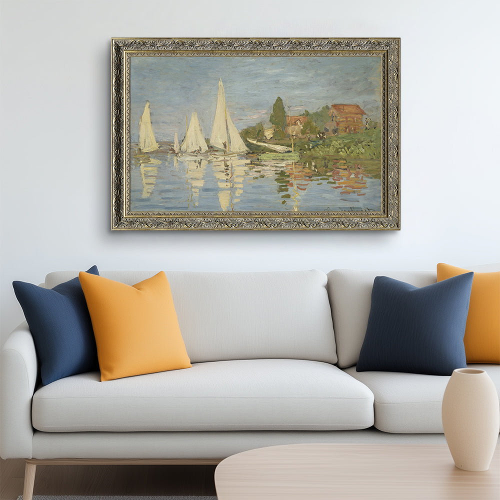 Regatta At Argenteuil Claude Monet