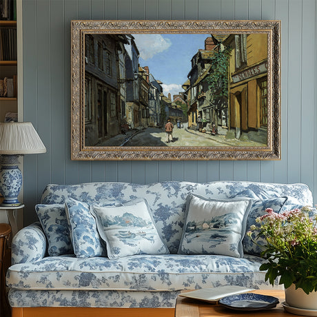 Rue De La Bavole, Honfleur By Claude Monet