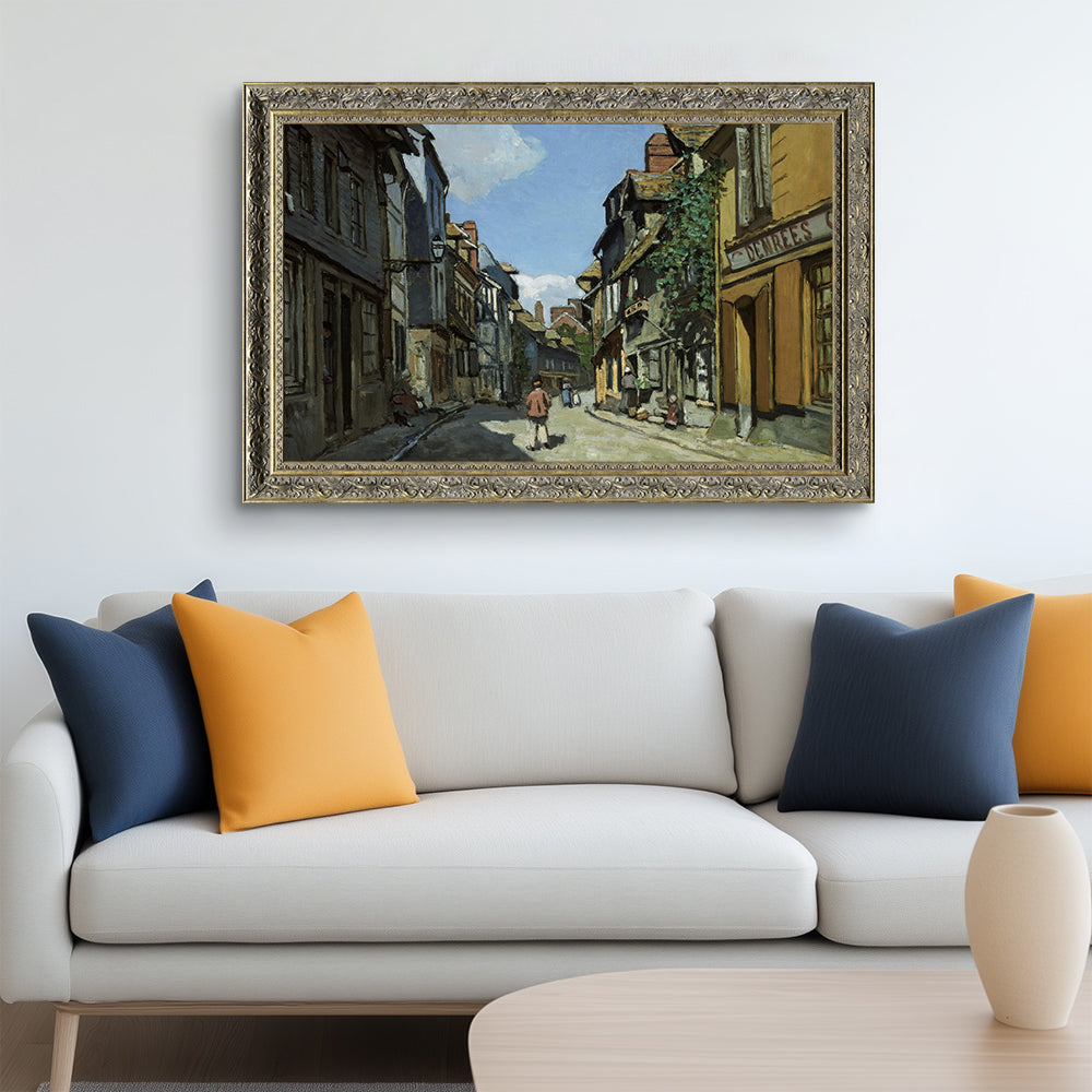 Rue De La Bavole, Honfleur By Claude Monet