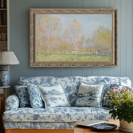 Spring In Giverny By Claude Monet