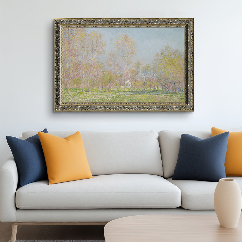 Spring In Giverny By Claude Monet