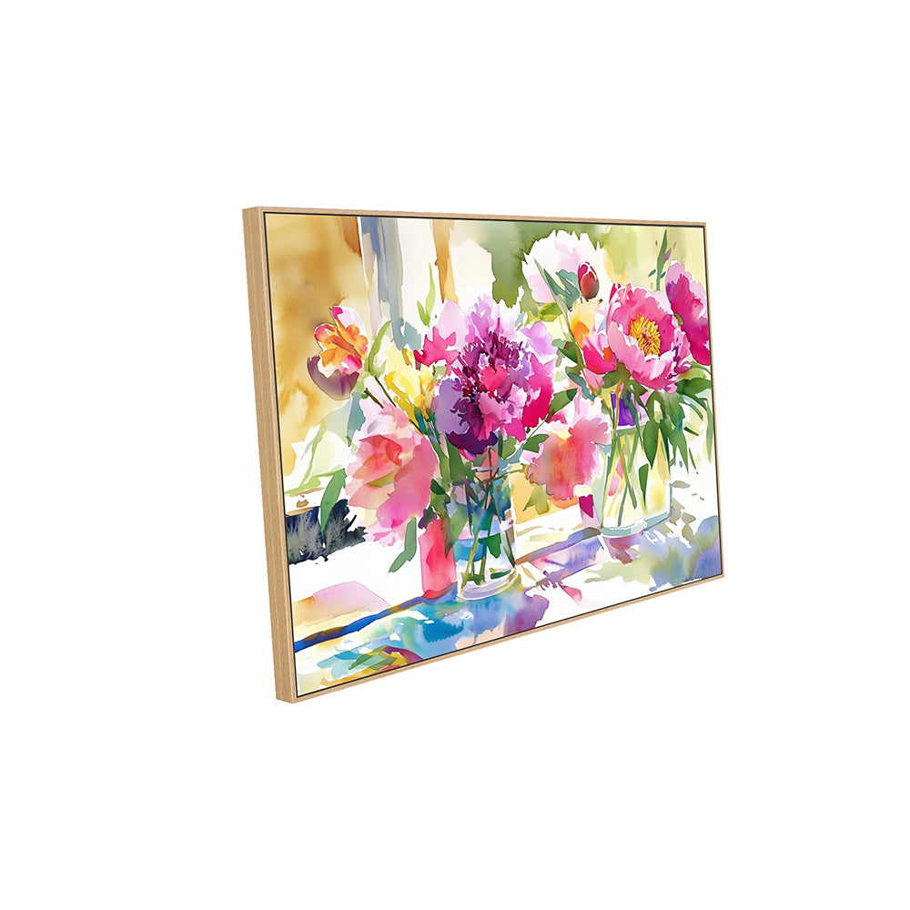 Elegant Flower Bouquet for Home Decor Canvas Wall Art