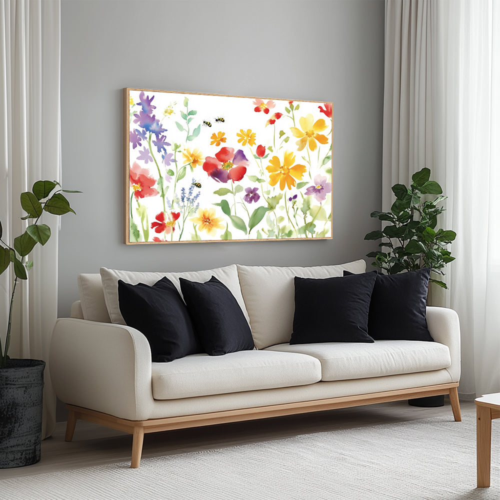 Wildflower Meadow Canvas Wall Art