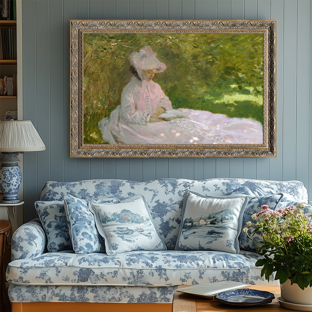 Springtime By Claude Monet