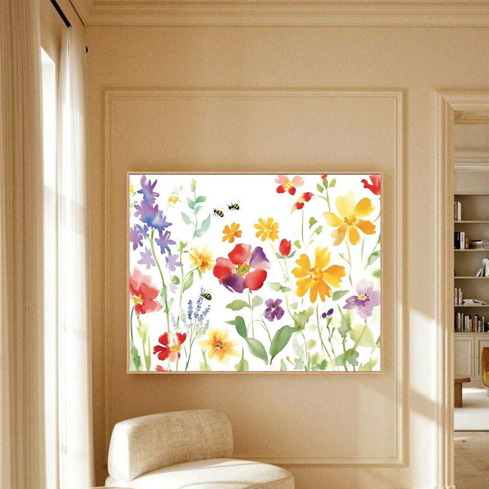 Wildflower Meadow Canvas Wall Art