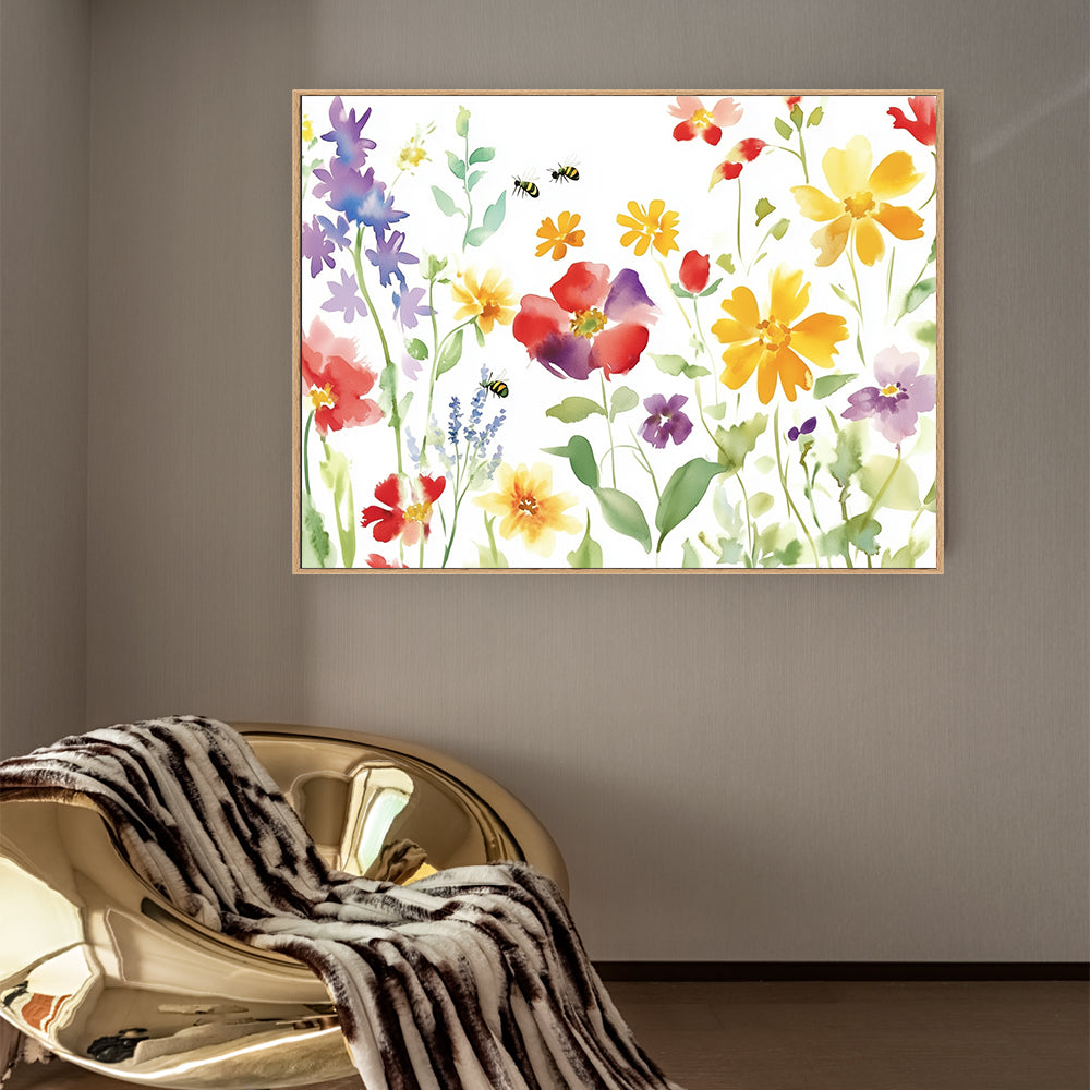 Wildflower Meadow Canvas Wall Art