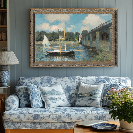 The Bridge At Argenteuil By Claude Monet