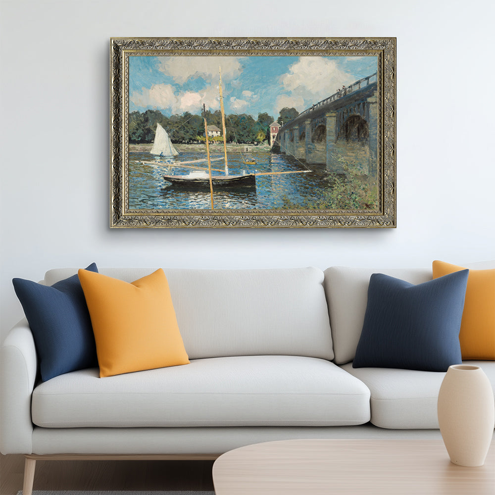 The Bridge At Argenteuil By Claude Monet