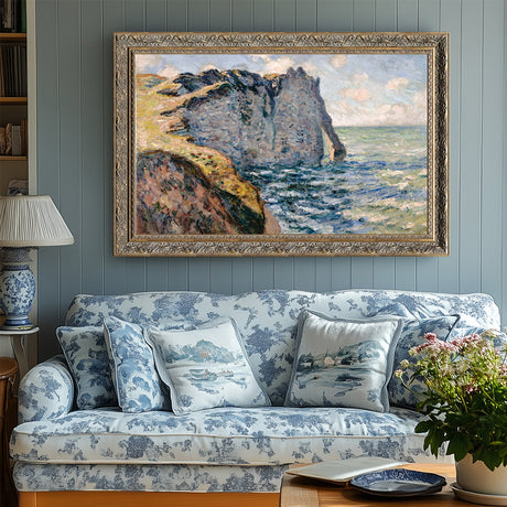 The Cliff Of Aval, Étretat By Claude Monet