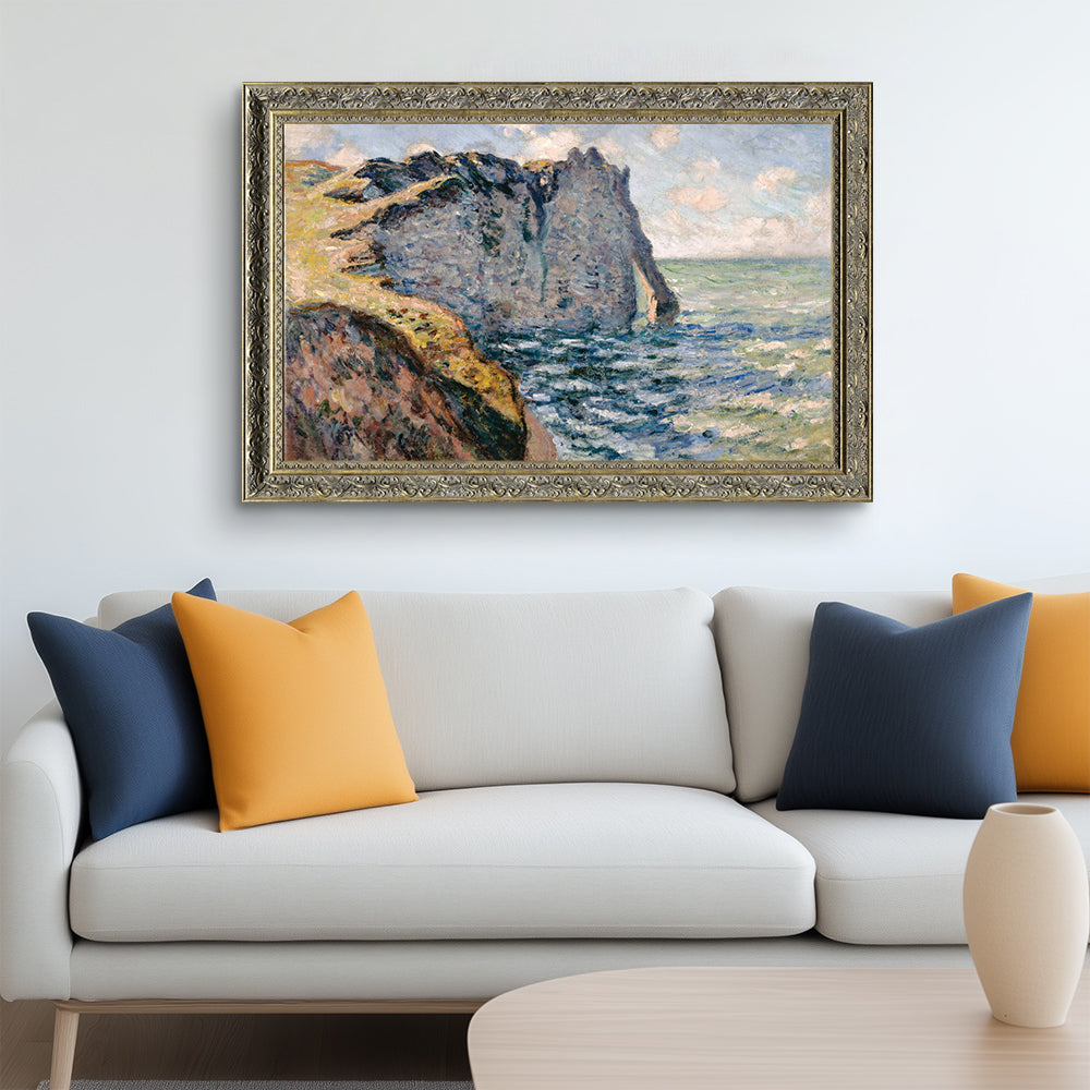 The Cliff Of Aval, Étretat By Claude Monet