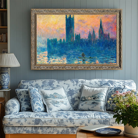 Claude Monet's "The Houses of Parliament, Sunset"