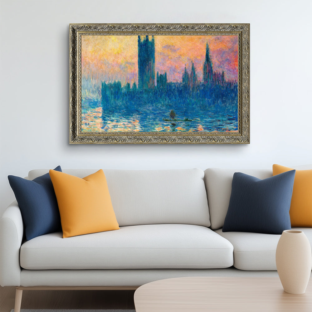 Claude Monet's "The Houses of Parliament, Sunset"