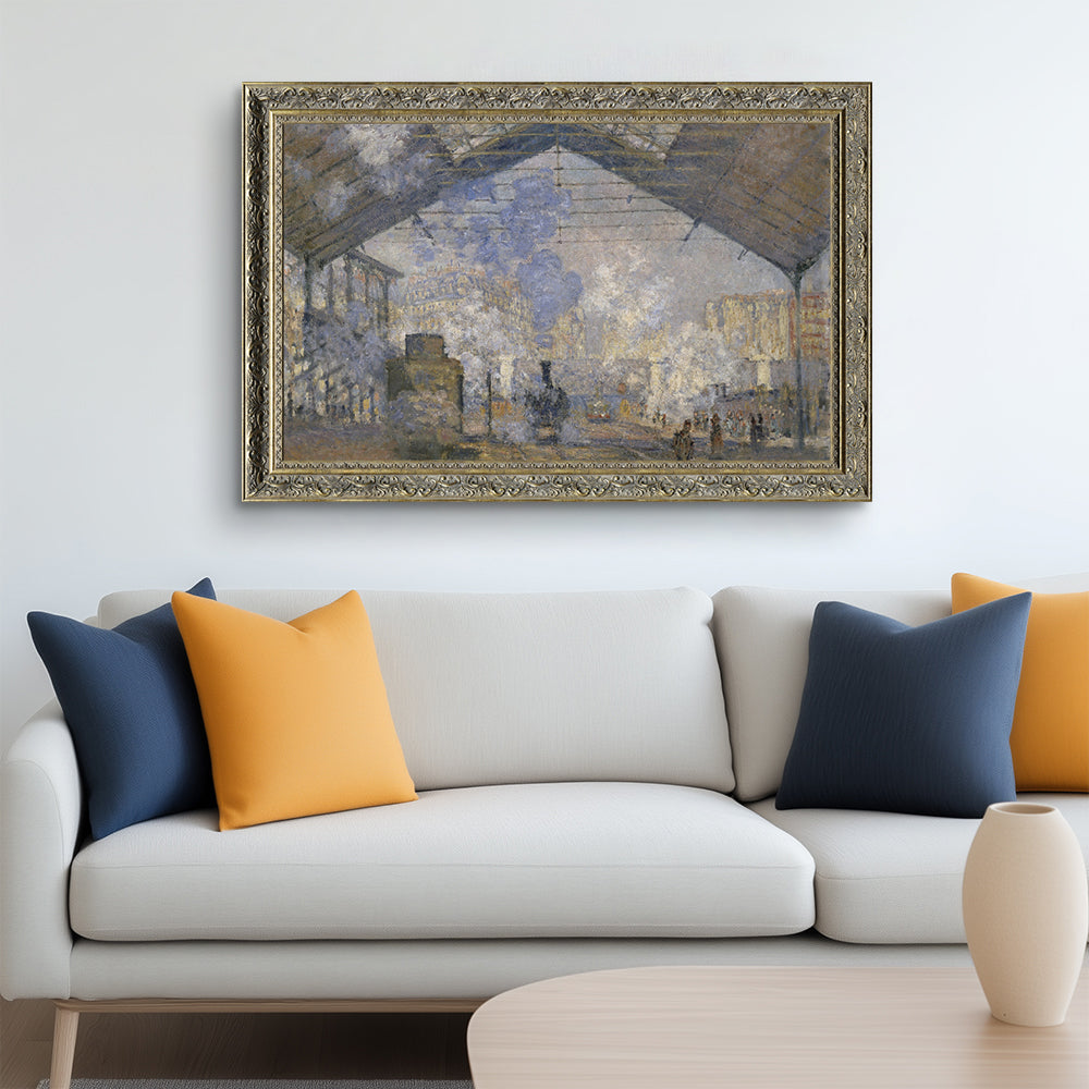 Claude Monet's "The Gare Saint-Lazare"