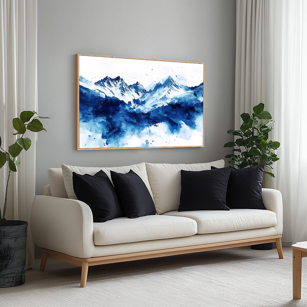 Blue Mountain Canvas Wall Art