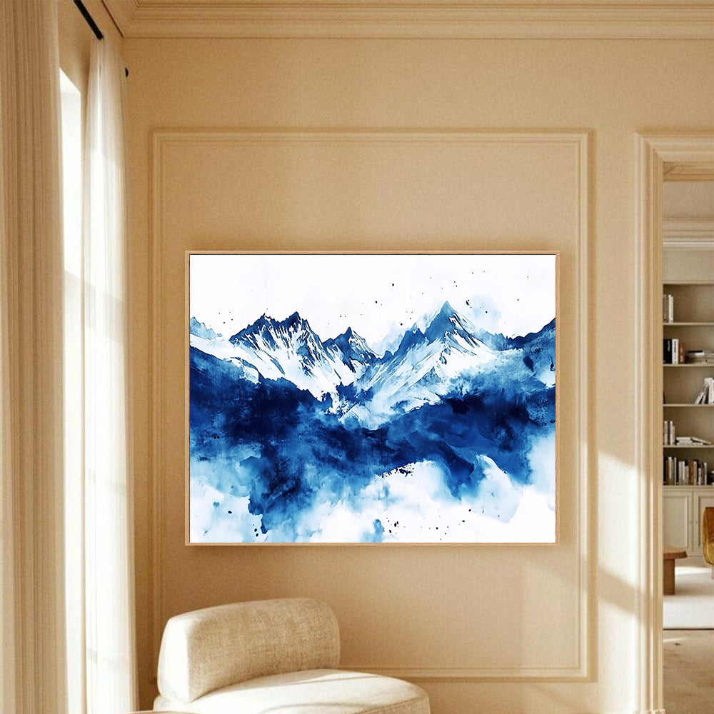 Blue Mountain Canvas Wall Art