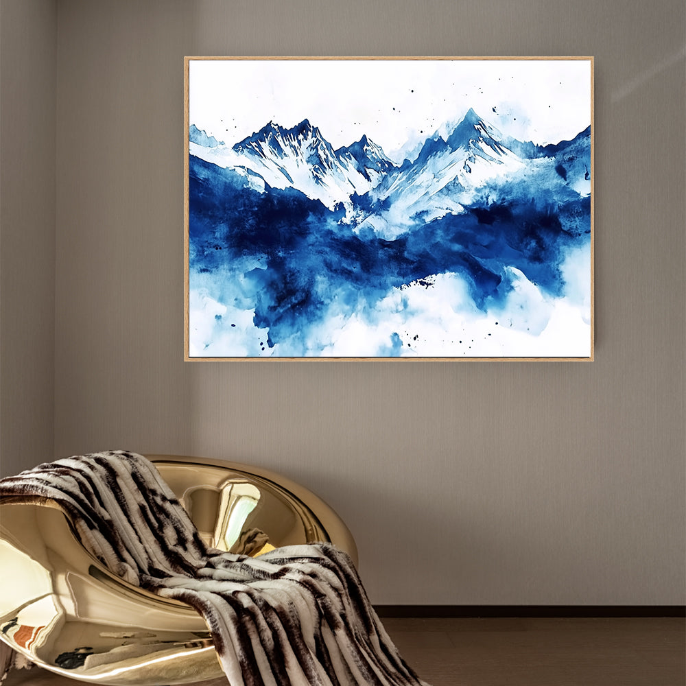 Blue Mountain Canvas Wall Art