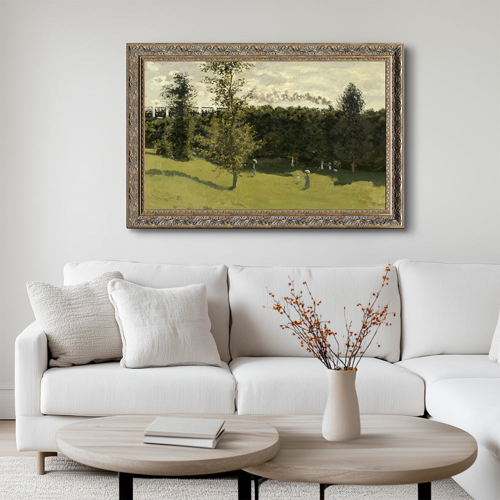 Claude Monet's "Train in the Countryside"