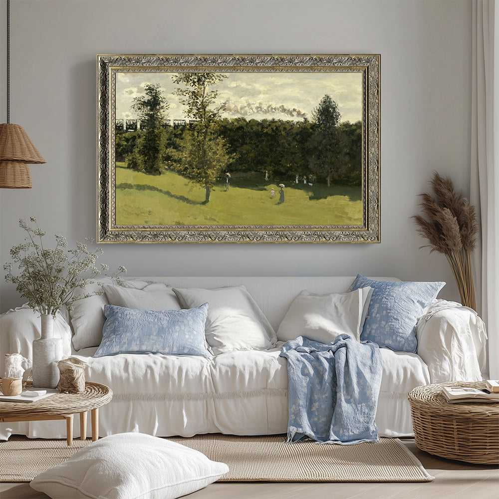 Claude Monet's "Train in the Countryside"