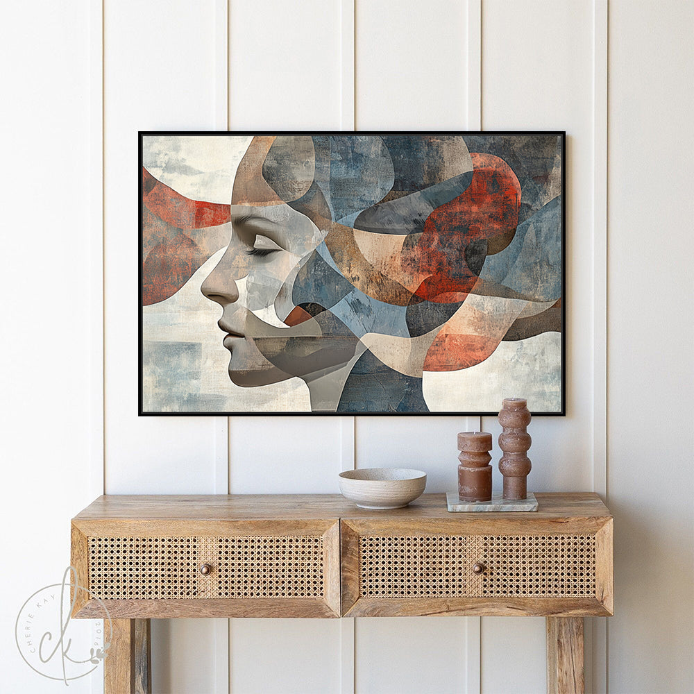 Portrait Of Modern Faces Collection - Canvas Wall Art