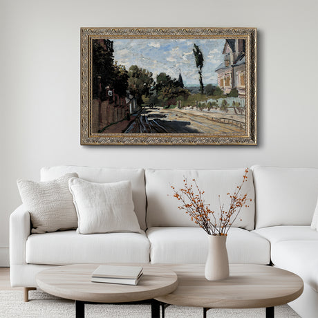 "Village Street" By Claude Monet