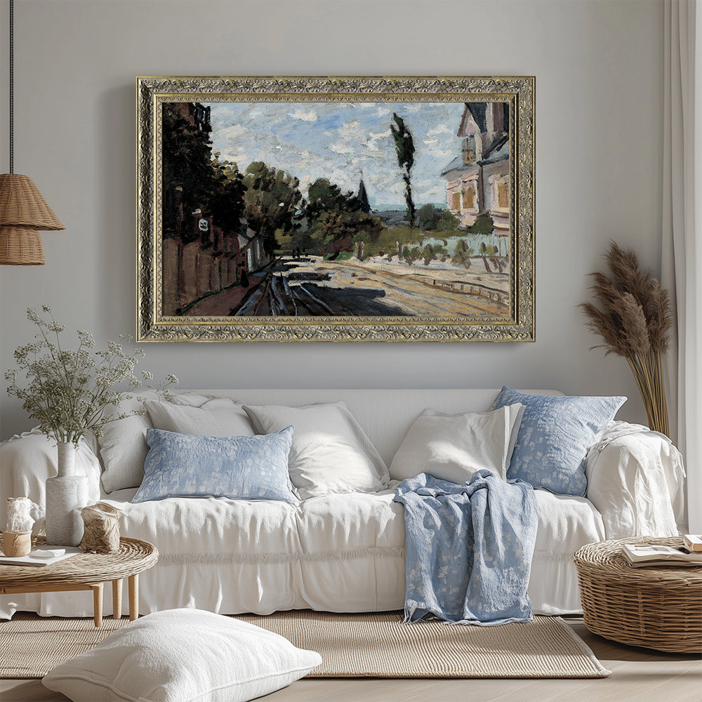 "Village Street" By Claude Monet