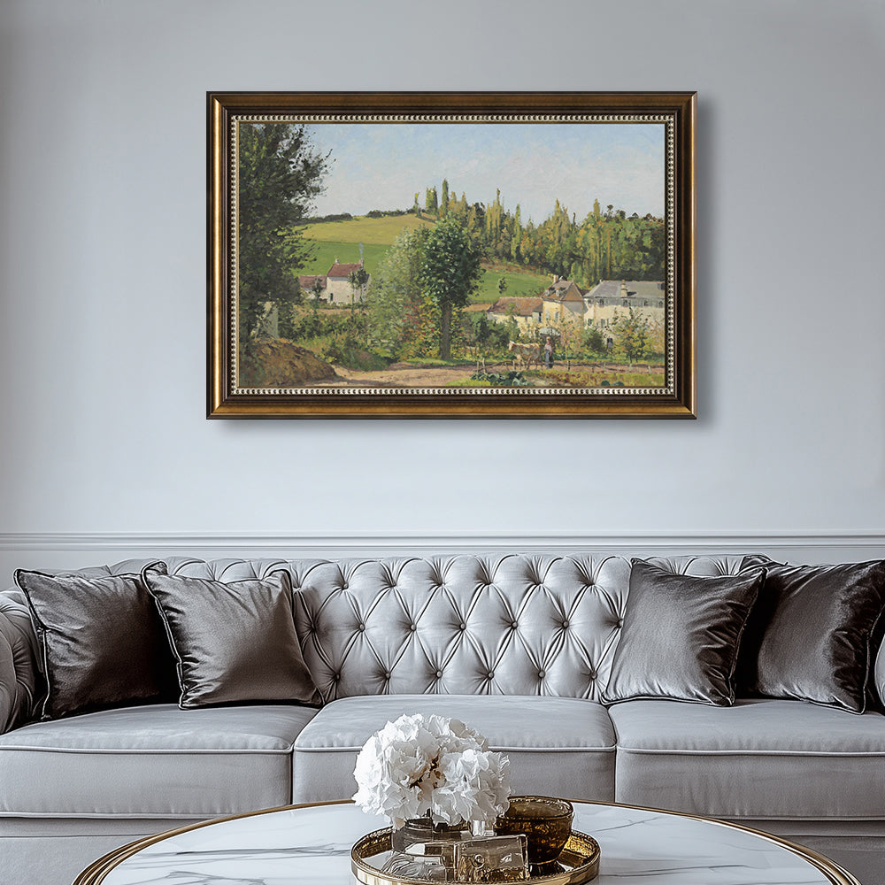 The Hermitage At Pontoise By Camille Pissarro